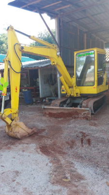 ขายรถแบคโฮ MITSUBISHI M4050 สามารถคีปไม้ใส่รถ10ล้อรั้ว4ไม้ได้เลย ราคา 360000