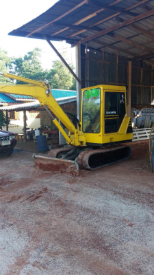 ขายรถแบคโฮ MITSUBISHI M4050 สามารถคีปไม้ใส่รถ10ล้อรั้ว4ไม้ได้เลย ราคา 360000