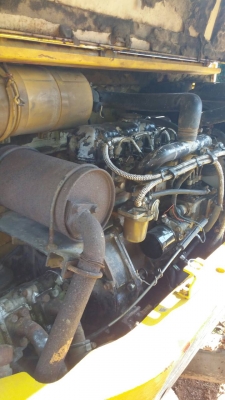 ขายรถแบคโฮ MITSUBISHI M4050 สามารถคีปไม้ใส่รถ10ล้อรั้ว4ไม้ได้เลย ราคา 360000