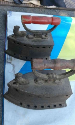 เหมาคู่เตารีดหัวไก่งานเก่า 7 รู