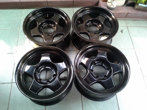 Max ลายแบรดเลย์ 6/139 ขอบ16*8 ET0 สวยๆ 1ชุด