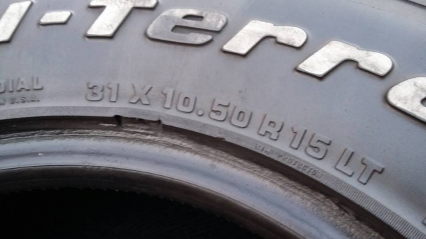 ขายยาง bf 31x10.5x15 ขายยาง bf 31x10.5x15