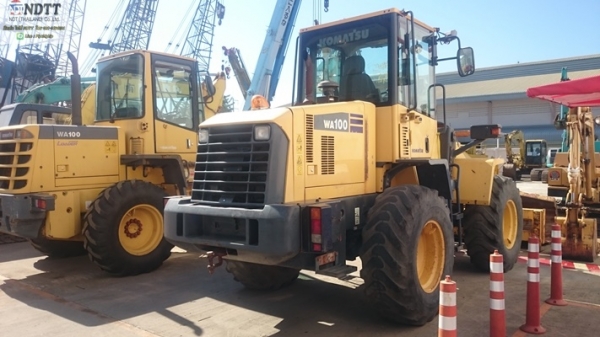KOMATSU WA100-5 ปี2006 รถเก่าญี่ปุ่นไม่เคยใช้งานในไทยครับ