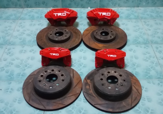 เบรค,Supra jza80 TRD F4-R2 Pot จาน 320 ชุดละ 15,500