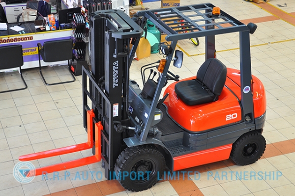 ขายรถโฟล์คลิฟท์มือสอง TOYOTA รุ่น 6FD20-31021 ราคา 295,000 บาท นำเข้าจากประเทศญี่ปุ่น 100\% ไม่เคยใช้งานในไทย