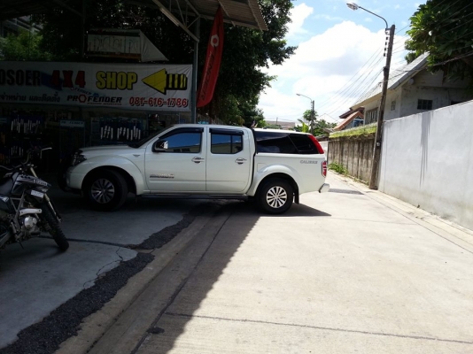 รับแก้ปัญหาช่วงล่าง รถกระบะ Navara by Shock Profender