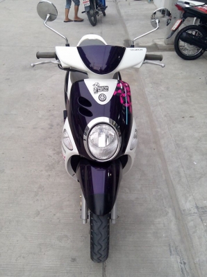 ขาย Yamaha Fiore ปี2012เครื่องเดิมเงียบ เหมาะสำหรับแม่บ้าน