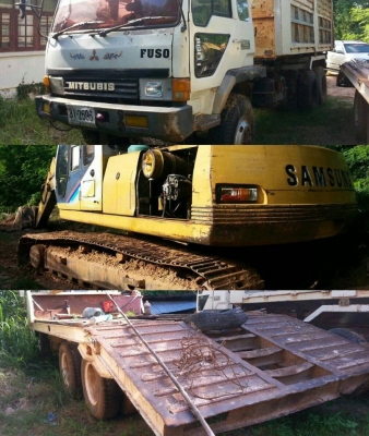 ขายเหมา3คัน แบคโคSAMSUNG ดั้มเฉินหลงTD เทรลเลอร์2เพลา สนใจโทร 090-8588220คุณนะ 093-3258446คุณบิว หรือเข้าดูสินค้าอื่นๆได้ที่ www.truck.in.th/498 หรือเพจFacebook ณรงค์ ซื้อขายรถมือสอง (เว็บไซต์ส่วนตัว) หรือFacebook ตลาดรถมือสอง คุณนะ