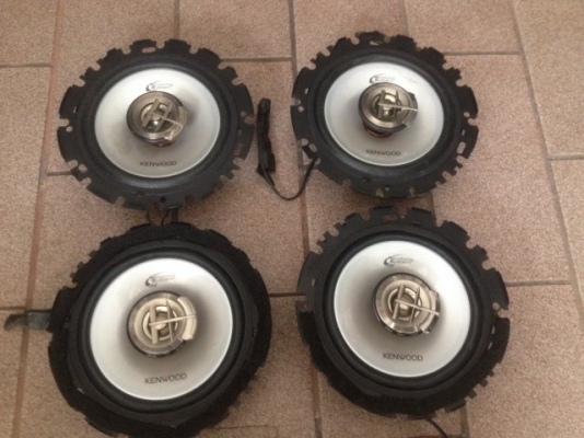 ลำโพง KENWOOD KFC RS16 6นิ้ว2ทางเก่าญี่ปุ่นสภาพสวยคู่ละ