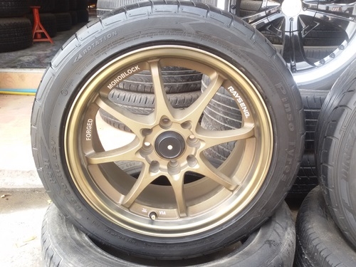 ขายล้อใหม่CE28 +ยางเปอร์เช็น ขอบ15 4รู100-114 กว้าง7  4  ล้อ