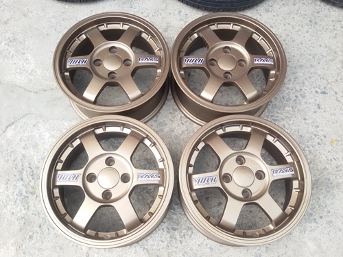 ขายล้อ TE37 II ขอบ14 4รู 100 กว้าว6  4  ล้อ