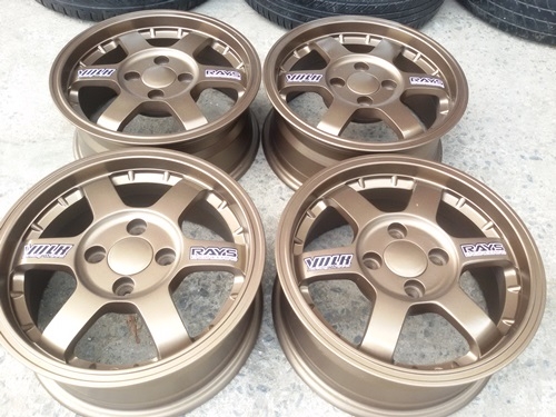 ขายล้อ TE37 II ขอบ14 4รู 100 กว้าว6 4 ล้อ ขายล้อ TE37 II ขอบ14 4รู 100 กว้าว6 4 ล้อ