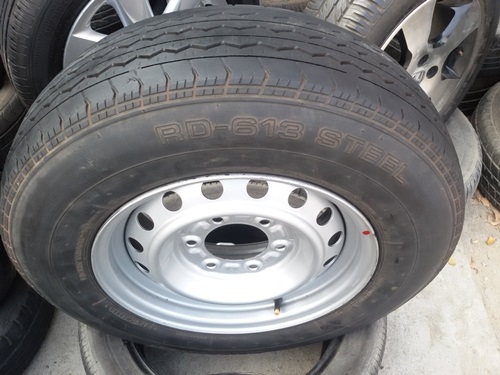 ขายล้อกะทะ15 6รู ยาง 195R15  4 ล้อ4000