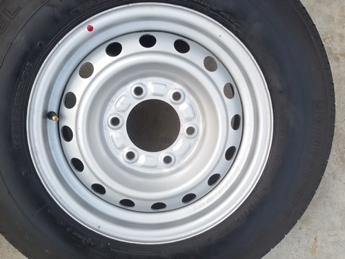 ขายล้อกะทะ15 6รู ยาง 195R15  4 ล้อ4000