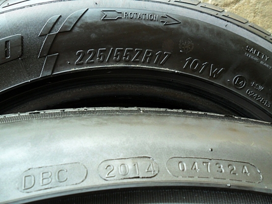 ยางขอบ17 ขนาด225-55-R17ลงพื้นปลายปี14 ( 5เส้น 2,600)งดต่อนะ ยางขอบ17 ขนาด225-55-R17ลงพื้นปลายปี14 ( 5เส้น 2,600)งดต่อนะ