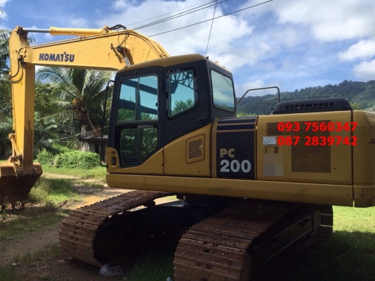 ขายแบคโฮ KOMATSU PC200-7ทำงาน 5,2XX ชม.