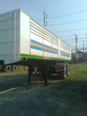 ลูกพ่วงเซมิดั้ม 2คานปี47 น้ำหนัก9ตัน ยาว8.50ม อู่ ส.สุชัย