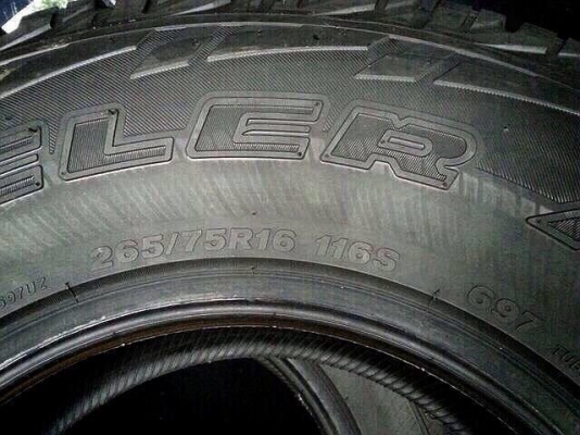 ขายยางใหม่ ปี 15  BS DULER  265 x 75 x 16  AT