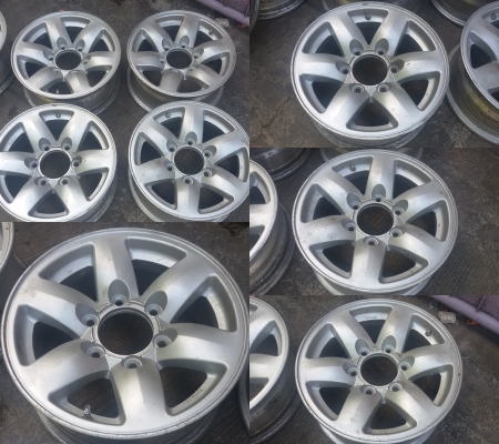 แม็ก Enkei off road ขอบ 15 4ชุด กว้าง 8.5 นิ้ว ET-20 และ ET-29 กว้างๆล้นๆ สภาพดี ไม่คดไม่ดุ้ง  มีรอยตะกลัน บ้าง โดยรวมสวยอยู่ครับ ให้ดี ปัดเงาหน่อย สวย ขอบยังหนา  ราคา ชุดละ 5,900 บาท