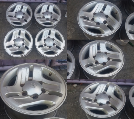 แม็ก Enkei off road ขอบ 15 4ชุด กว้าง 8.5 นิ้ว ET-20 และ ET-29 กว้างๆล้นๆ สภาพดี ไม่คดไม่ดุ้ง  มีรอยตะกลัน บ้าง โดยรวมสวยอยู่ครับ ให้ดี ปัดเงาหน่อย สวย ขอบยังหนา  ราคา ชุดละ 5,900 บาท