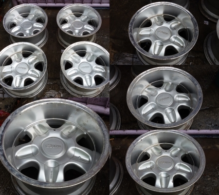 แม็ก Enkei off road ขอบ 15 4ชุด กว้าง 8.5 นิ้ว ET-20 และ ET-29 กว้างๆล้นๆ สภาพดี ไม่คดไม่ดุ้ง  มีรอยตะกลัน บ้าง โดยรวมสวยอยู่ครับ ให้ดี ปัดเงาหน่อย สวย ขอบยังหนา  ราคา ชุดละ 5,900 บาท