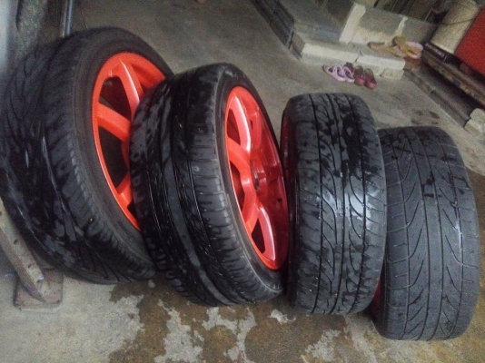 แม็กสีส้มจ๊าบๆ ขอบ 17 ขนาด 4 รู 100 และ 114 พร้อมใช้ 6900 บาท แม็กสีส้มจ๊าบๆ ขอบ 17 ขนาด 4 รู 100 และ 114 พร้อมใช้ 6900 บาท