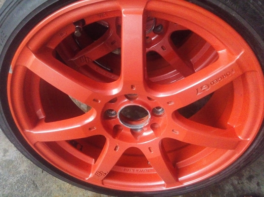 แม็กสีส้มจ๊าบๆ ขอบ 17 ขนาด 4 รู 100 และ 114 พร้อมใช้ 6900 บาท แม็กสีส้มจ๊าบๆ ขอบ 17 ขนาด 4 รู 100 และ 114 พร้อมใช้ 6900 บาท