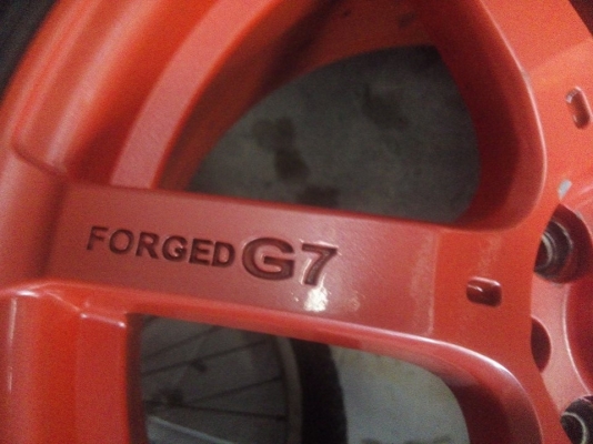 แม็กสีส้มจ๊าบๆ ขอบ 17 ขนาด 4 รู 100 และ 114 พร้อมใช้ 6900 บาท แม็กสีส้มจ๊าบๆ ขอบ 17 ขนาด 4 รู 100 และ 114 พร้อมใช้ 6900 บาท