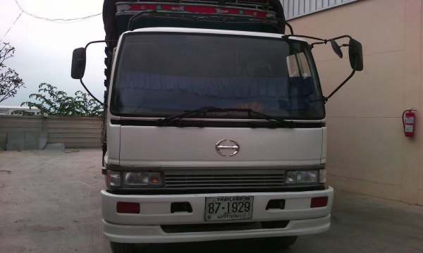 ขายสิบล้อ HINO FL176 เพลาเดียว HO7D เครื่องดีคัชชีสวย ยางพร้อมใช้งาน10เส้น