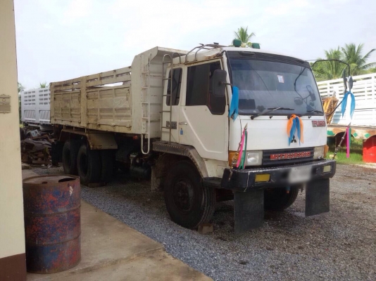 ขายรถบรรทุกสิบล้อดัมพ์ Mitsubishi MA เครื่อง 6D16-195 แรง ปี 44 ซีเรียล 22,xxx กระบะดัมพ์สามมิตร