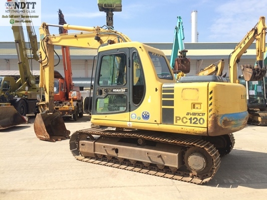 KOMATSU PC120-6E ปี1997 รถเก่าญี่ปุ่นไม่เคยใช้งานในไทยครับ
