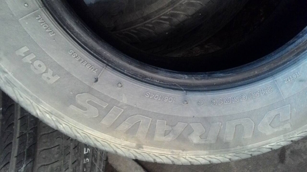 215/65R16 BRIDGESTONE DURAVIS มี 2เส้น tel.081-427-3941 ไอดีไลน์ autobot107 215/65R16 BRIDGESTONE DURAVIS มี 2เส้น tel.081-427-3941 ไอดีไลน์ autobot107
