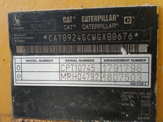 รถตัก CAT 924GZ