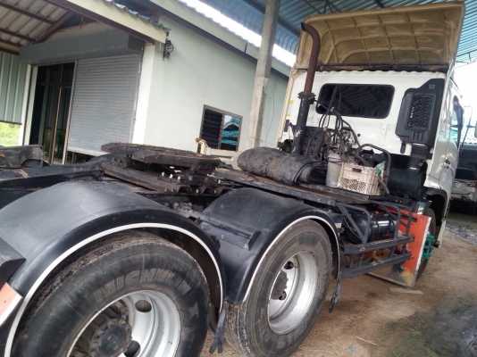ขาย Hino-500 ลากจูง พร้อม รถกึ่งพ่วง(พื้นเรียบ)