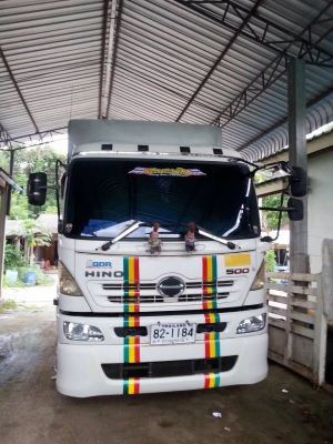 ขาย Hino-500 ลากจูง พร้อม รถกึ่งพ่วง(พื้นเรียบ)