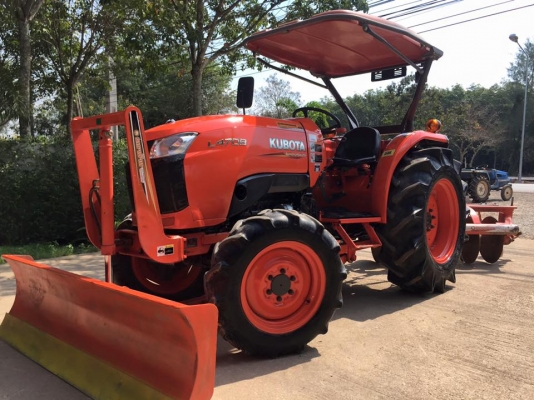 ขายรถไถ Kubota L4708(4WD) พร้อมใบมีดและผานพรวนช้าง 24x6พร้อมใช้งาน