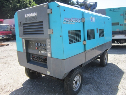 เครื่องปั๊มลม Airman PDS655S (655cfm) นำเข้าจากญี่ปุ่น สนใจโทร. 080-6565422 (หนิง)