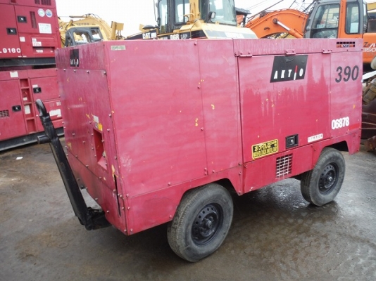 ถึงไทยแล้วครับ ปั้มลมแบบสกรู AIRMAN DPS-390SS มีล้อลาก นำเข้าจากญี่ปุ่น สภาพสวยครับ