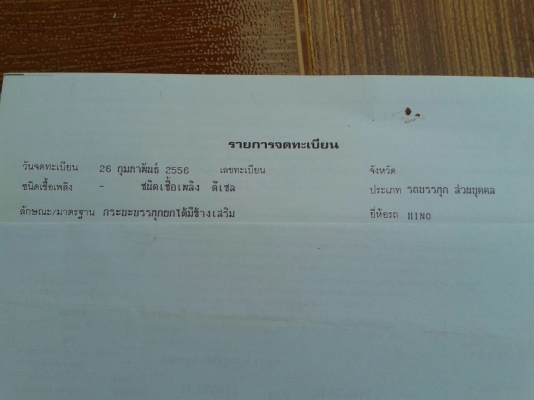 รถฮีโน่ 6 ล้อดั้ม FC9J 175 แรงม้า. ปี 56.  ( รถวิ่ง 2x,xxx กม. )    สนใจติดต่อ  081 - 6079515