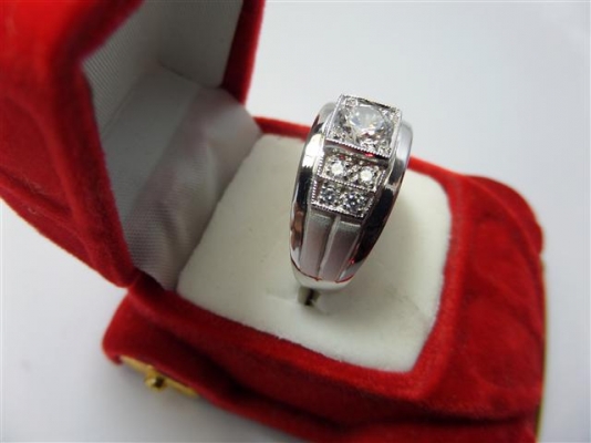 แหวนเงิน 925 เพชรสวิสแท้