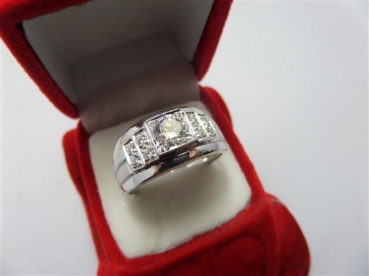 แหวนเงิน 925 เพชรสวิสแท้