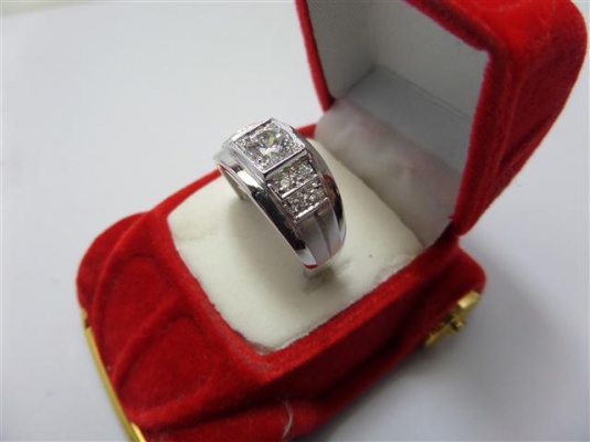 แหวนเงิน 925 เพชรสวิสแท้