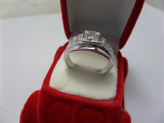 แหวนเงิน 925 เพชรสวิสแท้