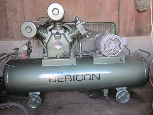 ขายปั๊มลมฮิตาชิ  5  แรง