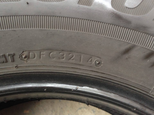 ยาง Bridgstone 245-70-16  ปี 14 รุ่น ECOPLa ครบชุด 4 เส้น 6500 ไม่ควรพลาด สภาพสวยๆไม่บวมไม่กินข้างดอกยางเหลือเยอะเอาไปวิ่งกันใด้อีกยาวค่ะ