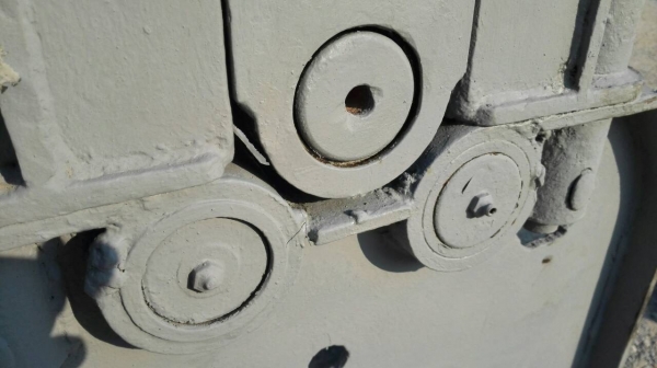 ====== Sold Out!! ======  เครื่องม้วน 4 ฟุต ม้วนหนา 6 มิล เพลาตัน ลูกกลิ้งโต 4" ไฟ 380V. สภาพสวยพร้อมใช้งาน