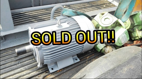 ====== Sold Out!! ====== มอเตอร์ Mitsubishi 10 HP. 1430 RPM. 380V. สภาพสวย ทุ่นเดิม วิ่งเงียบ พร้อมใช้งาน