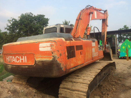 ขายรถแบคโฮ HITACHI EX200-5 เอกสารเล่มทะเบียน ระบบไฟเต็ม ราคา 930000