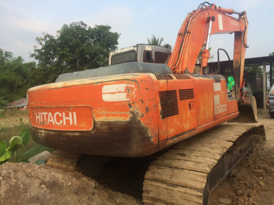 ขายรถแบคโฮ HITACHI EX200-5 เอกสารเล่มทะเบียน ระบบไฟเต็ม ราคา 930000