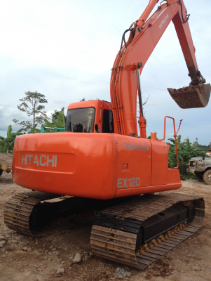 ขายถูกรถแบคโฮ Hitachi Ex 120-2 รถชั่วโมงการทำงานน้อย